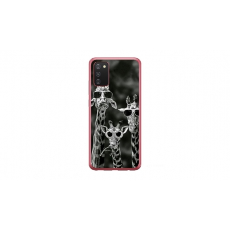Husa personalizata tip carcasa HQPrint pentru Samsung Galaxy A02S, model Zebra 1, multicolor, S1D1M0086