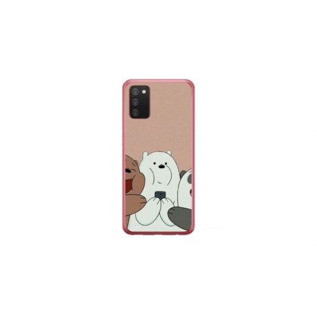 Husa personalizata tip carcasa HQPrint pentru Samsung Galaxy A02S, model Bears 2, multicolor, S1D1M0089
