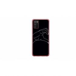 Husa personalizata tip carcasa HQPrint pentru Samsung Galaxy A02S, model Forever and Always 1, multicolor, S1D1M0094