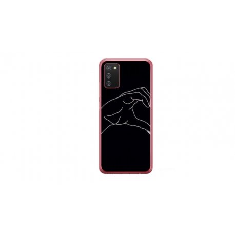 Husa personalizata tip carcasa HQPrint pentru Samsung Galaxy A02S, model Forever and Always 1, multicolor, S1D1M0094