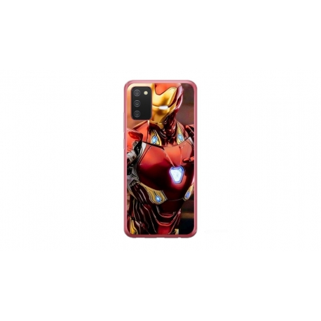 Husa personalizata tip carcasa HQPrint pentru Samsung Galaxy A02S, model Iron Man 1, multicolor, S1D1M0102