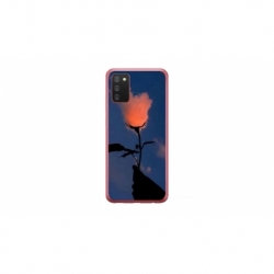 Husa personalizata tip carcasa HQPrint pentru Samsung Galaxy A02S, model Sky Flower, multicolor, S1D1M0159