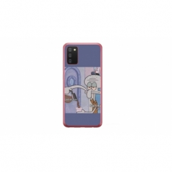Husa personalizata tip carcasa HQPrint pentru Samsung Galaxy A02S, model Squidward 1, multicolor, S1D1M0161