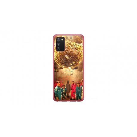 Husa personalizata tip carcasa HQPrint pentru Samsung Galaxy A02S, model Squid Game 11, multicolor, S1D1M0183