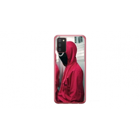 Husa personalizata tip carcasa HQPrint pentru Samsung Galaxy A02S, model Squid Game 14, multicolor, S1D1M0186