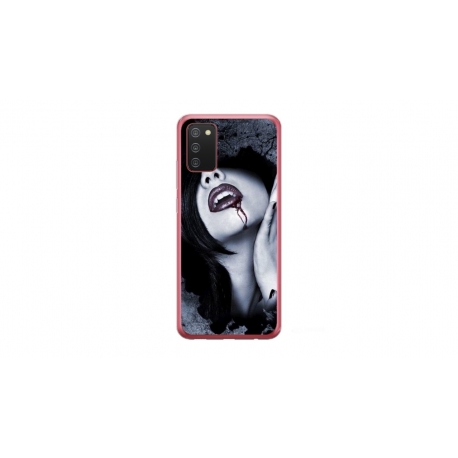 Husa personalizata tip carcasa HQPrint pentru Samsung Galaxy A02S, model Vampire, multicolor, S1D1M0210
