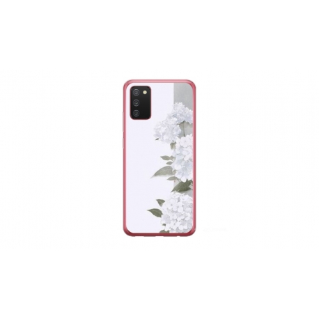 Husa personalizata tip carcasa HQPrint pentru Samsung Galaxy A02S, model Flowers 16, multicolor, S1D1M0217