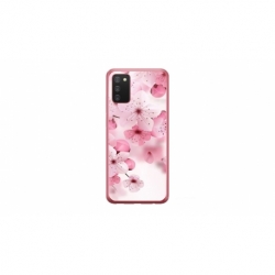 Husa personalizata tip carcasa HQPrint pentru Samsung Galaxy A02S, model Flowers 17, multicolor, S1D1M0241