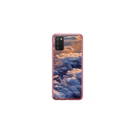 Husa personalizata tip carcasa HQPrint pentru Samsung Galaxy A02S, model Beautiful Sky, multicolor, S1D1M0277