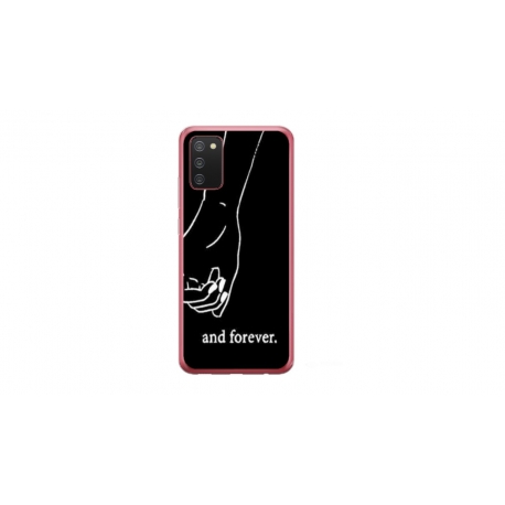 Husa personalizata tip carcasa HQPrint pentru Samsung Galaxy A02S, model Always and Forever 2, multicolor, S1D1M0280
