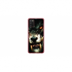 Husa personalizata tip carcasa HQPrint pentru Samsung Galaxy A02S, model Wolf, multicolor, S1D1M0286