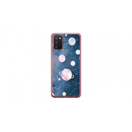 Husa personalizata tip carcasa HQPrint pentru Samsung Galaxy A02S, model Solar System, multicolor, S1D1M0313