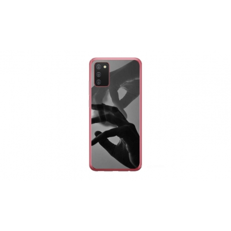 Husa personalizata tip carcasa HQPrint pentru Samsung Galaxy A02S, model Hand Reach, multicolor, S1D1M0318