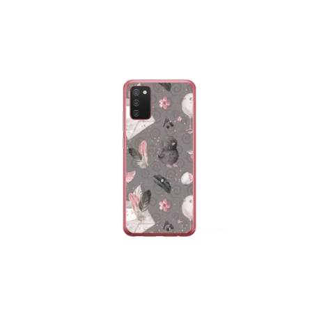Husa personalizata tip carcasa HQPrint pentru Samsung Galaxy A02S, model Abstract 1, multicolor, S1D1M0321