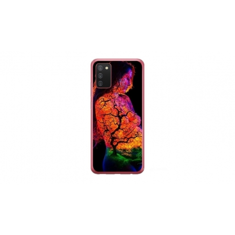Husa personalizata tip carcasa HQPrint pentru Samsung Galaxy A02S, model Colorful 7, multicolor, S1D1M0324