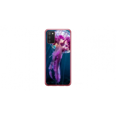 Husa personalizata tip carcasa HQPrint pentru Samsung Galaxy A02S, model Mushroom, multicolor, S1D1M0326