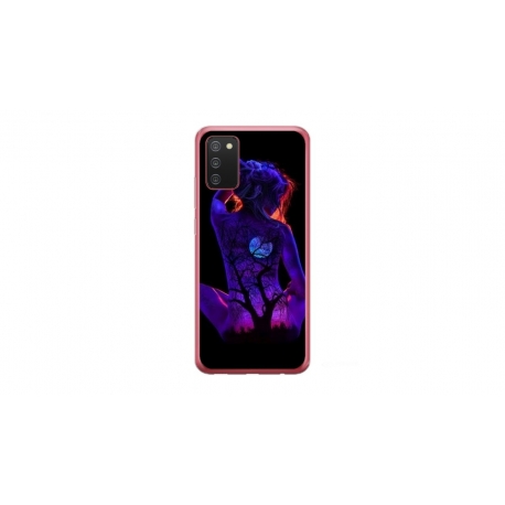 Husa personalizata tip carcasa HQPrint pentru Samsung Galaxy A02S, model Colorful 8, multicolor, S1D1M0329