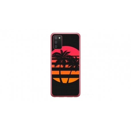 Husa personalizata tip carcasa HQPrint pentru Samsung Galaxy A02S, model Beach View 3, multicolor, S1D1M0337