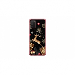 Husa personalizata tip carcasa HQPrint pentru Samsung Galaxy A03S, model Reindeer 2, multicolor, S1D1M0052