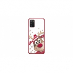 Husa personalizata tip carcasa HQPrint pentru Samsung Galaxy A03S, model Reindeer 3, multicolor, S1D1M0053