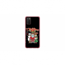 Husa personalizata tip carcasa HQPrint pentru Samsung Galaxy A03S, model Covid Christmas, multicolor, S1D1M0054