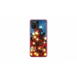 Husa personalizata tip carcasa HQPrint pentru Samsung Galaxy A03S, model Christmas Tree 2, multicolor, S1D1M0058