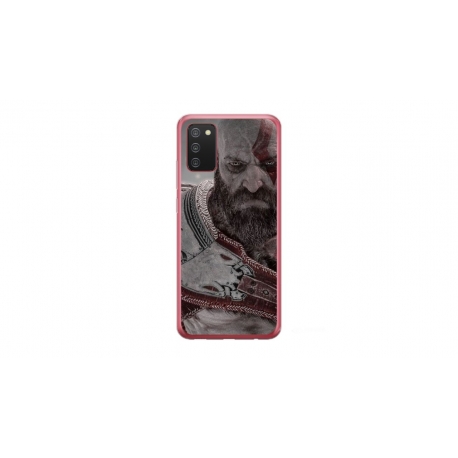 Husa personalizata tip carcasa HQPrint pentru Samsung Galaxy A03S, model God of War 2, multicolor, S1D1M0081