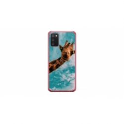 Husa personalizata tip carcasa HQPrint pentru Samsung Galaxy A03S, model Giraffe 2, multicolor, S1D1M0096