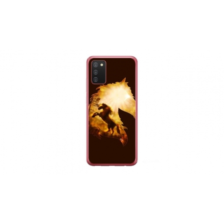 Husa personalizata tip carcasa HQPrint pentru Samsung Galaxy A03S, model Horse 1, multicolor, S1D1M0098