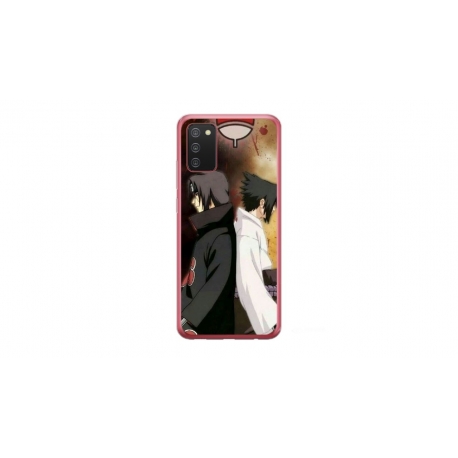 Husa personalizata tip carcasa HQPrint pentru Samsung Galaxy A03S, model Itachi 1, multicolor, S1D1M0103