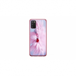 Husa personalizata tip carcasa HQPrint pentru Samsung Galaxy A03S, model Flowers 5, multicolor, S1D1M0114