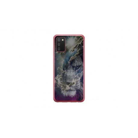 Husa personalizata tip carcasa HQPrint pentru Samsung Galaxy A03S, model Lion 4, multicolor, S1D1M0120