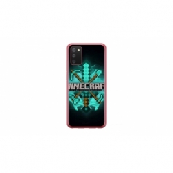 Husa personalizata tip carcasa HQPrint pentru Samsung Galaxy A03S, model Minecraft 2, multicolor, S1D1M0126
