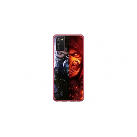 Husa personalizata tip carcasa HQPrint pentru Samsung Galaxy A03S, model Mortal Kombat, multicolor, S1D1M0130