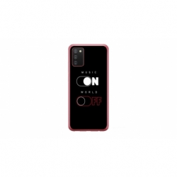 Husa personalizata tip carcasa HQPrint pentru Samsung Galaxy A03S, model Phone On World Off, multicolor, S1D1M0131