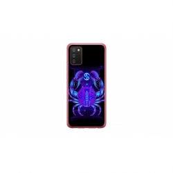 Husa personalizata tip carcasa HQPrint pentru Samsung Galaxy A03S, model Cancer, multicolor, S1D1M0147