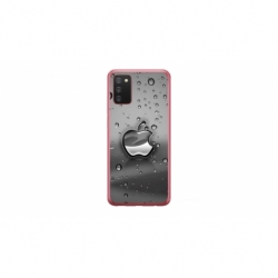 Husa personalizata tip carcasa HQPrint pentru Samsung Galaxy A03S, model Rainy Apple logo, multicolor, S1D1M0148