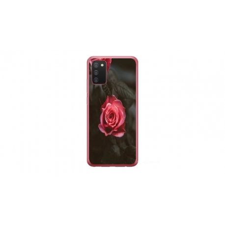 Husa personalizata tip carcasa HQPrint pentru Samsung Galaxy A03S, model Flowers 11, multicolor, S1D1M0156