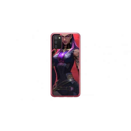 Husa personalizata tip carcasa HQPrint pentru Samsung Galaxy A03S, model Valorant, multicolor, S1D1M0157