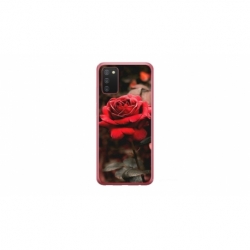 Husa personalizata tip carcasa HQPrint pentru Samsung Galaxy A03S, model Flowers 12, multicolor, S1D1M0160