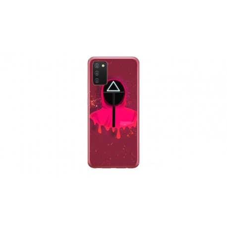 Husa personalizata tip carcasa HQPrint pentru Samsung Galaxy A03S, model Squid Game 6, multicolor, S1D1M0178