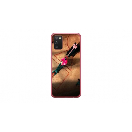 Husa personalizata tip carcasa HQPrint pentru Samsung Galaxy A03S, model Squid Game 12, multicolor, S1D1M0184