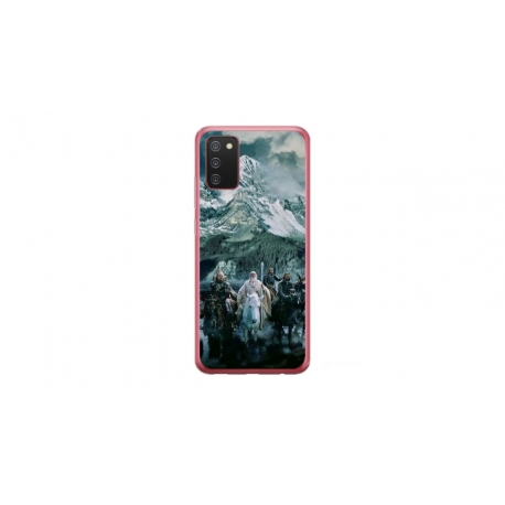 Husa personalizata tip carcasa HQPrint pentru Samsung Galaxy A03S, model Lord of the Rings 1, multicolor, S1D1M0189