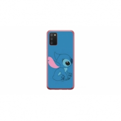 Husa personalizata tip carcasa HQPrint pentru Samsung Galaxy A03S, model Blue Stich, multicolor, S1D1M0192