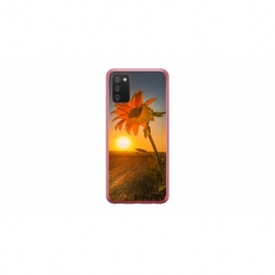 Husa personalizata tip carcasa HQPrint pentru Samsung Galaxy A03S, model Sunflower 2, multicolor, S1D1M0194