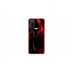 Husa personalizata tip carcasa HQPrint pentru Samsung Galaxy A03S, model Evil Hoodie Man, multicolor, S1D1M0197