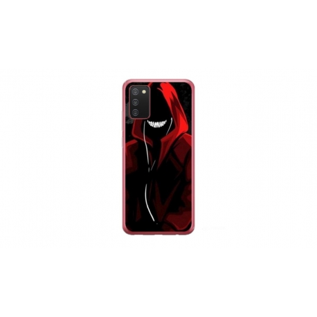 Husa personalizata tip carcasa HQPrint pentru Samsung Galaxy A03S, model Evil Hoodie Man, multicolor, S1D1M0197