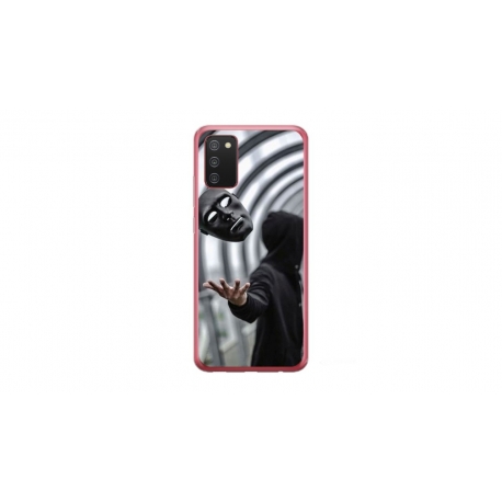 Husa personalizata tip carcasa HQPrint pentru Samsung Galaxy A03S, model Mask, multicolor, S1D1M0199