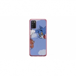 Husa personalizata tip carcasa HQPrint pentru Samsung Galaxy A03S, model Tom and Jerry 1, multicolor, S1D1M0203