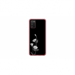 Husa personalizata tip carcasa HQPrint pentru Samsung Galaxy A03S, model Abstract Flowers, multicolor, S1D1M0216